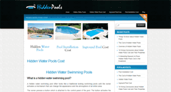 Desktop Screenshot of hiddenwaterpoolscost.org