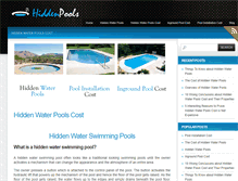 Tablet Screenshot of hiddenwaterpoolscost.org